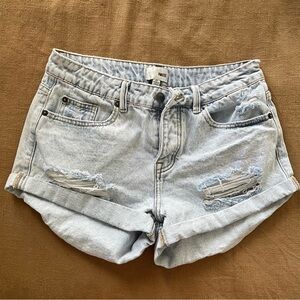 Amuse Society Distressed Denim Shorts